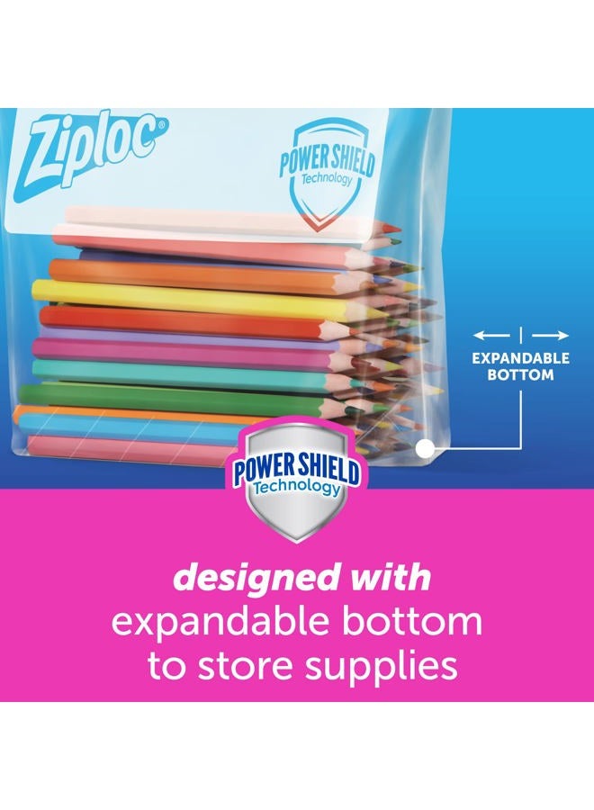 Ziploc Gallon Food Storage Slider Bags, Power Shield Technology for More Durability, 68 Count - Image 3