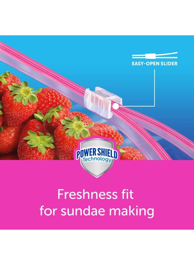 Ziploc Gallon Food Storage Slider Bags, Power Shield Technology for More Durability, 68 Count - Image 5