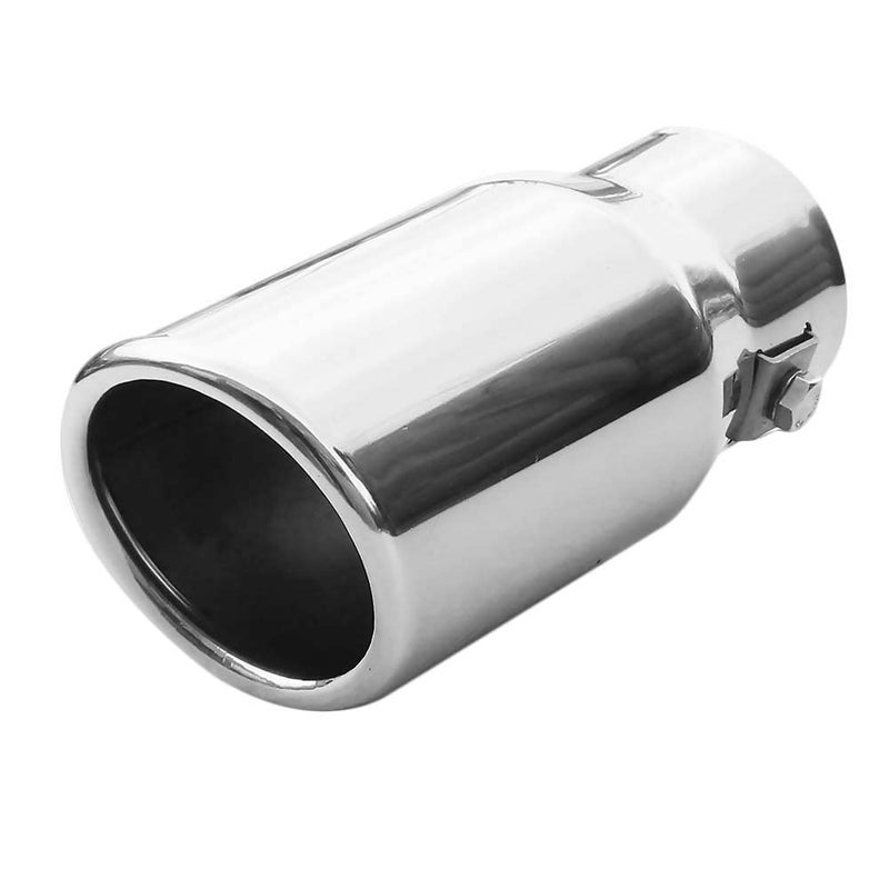 Generic CarJoy Universal 6789 Car Exhaust Tip Trim End Pipe Tail Sport Muffler Stainless Steel Chrome  - Image 1