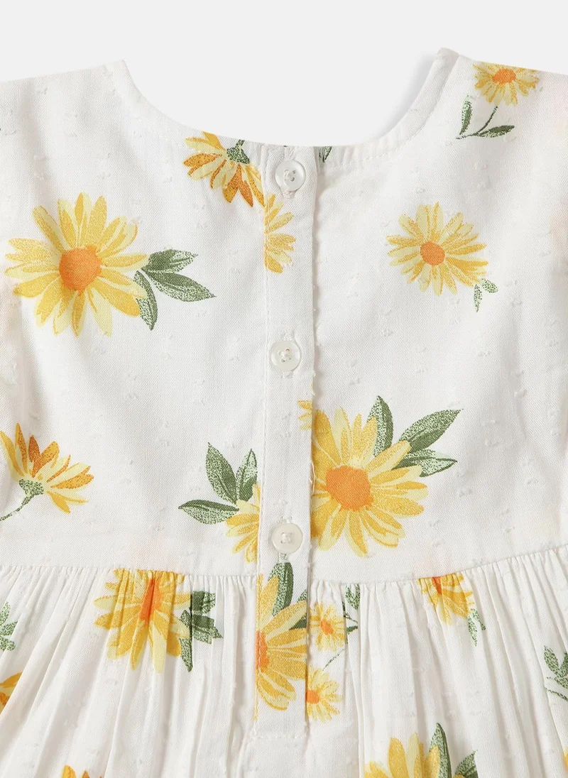 Nautinati Floral Ruffle Dress