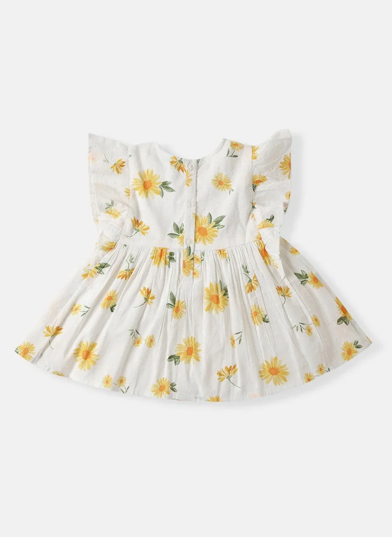 Nautinati Floral Ruffle Dress