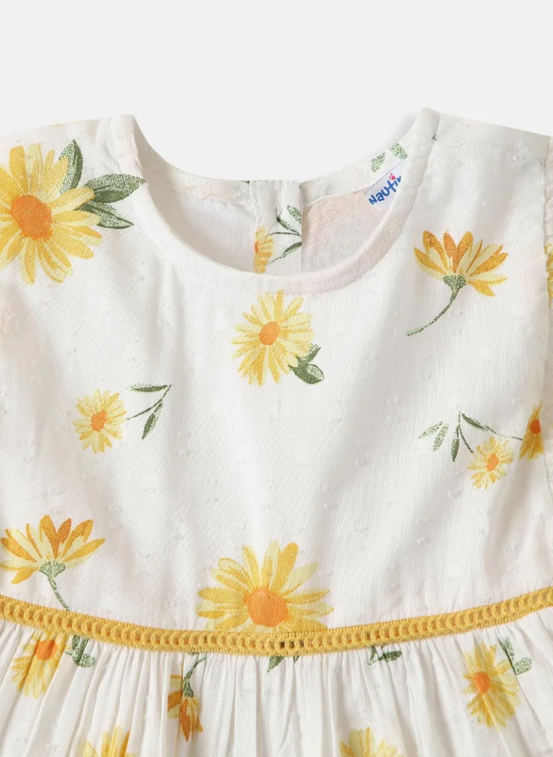 Nautinati Floral Ruffle Dress