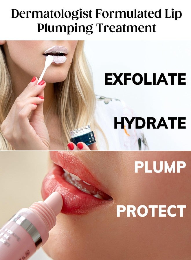 KAPLAN MD Perfect Pout Lip Mask & SPF 30 Lip Balm Duo – Hydrating Treatment with Hyaluronic Acid – Lip Mask (1 oz) + Rose Blush Balm (0.35 oz) - Image 5