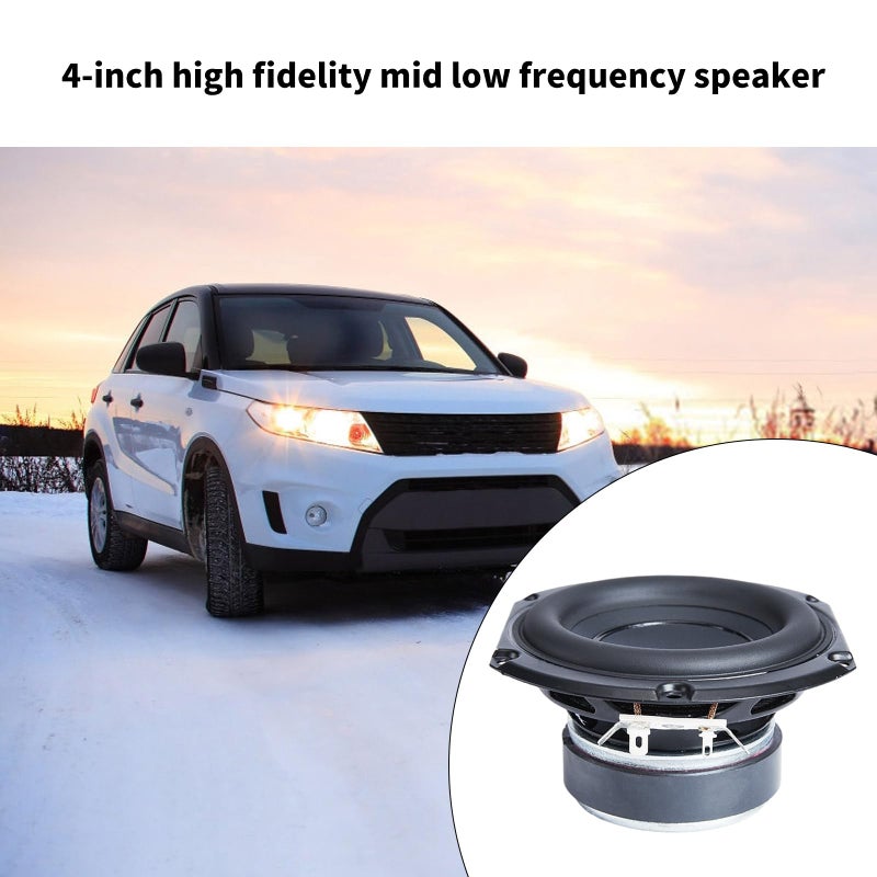 4 Ohm 4 Inch 25W Subwoofer Speaker Super Bass For Home Theater Bookshelf - Image 5