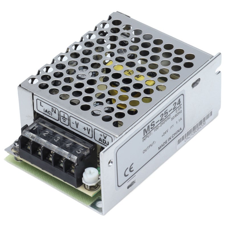 Switching Power Supply 100‑240VAC LED Power Supply 25W Aluminum Alloy Switching Power SupplyMS-25-24 - Image 1