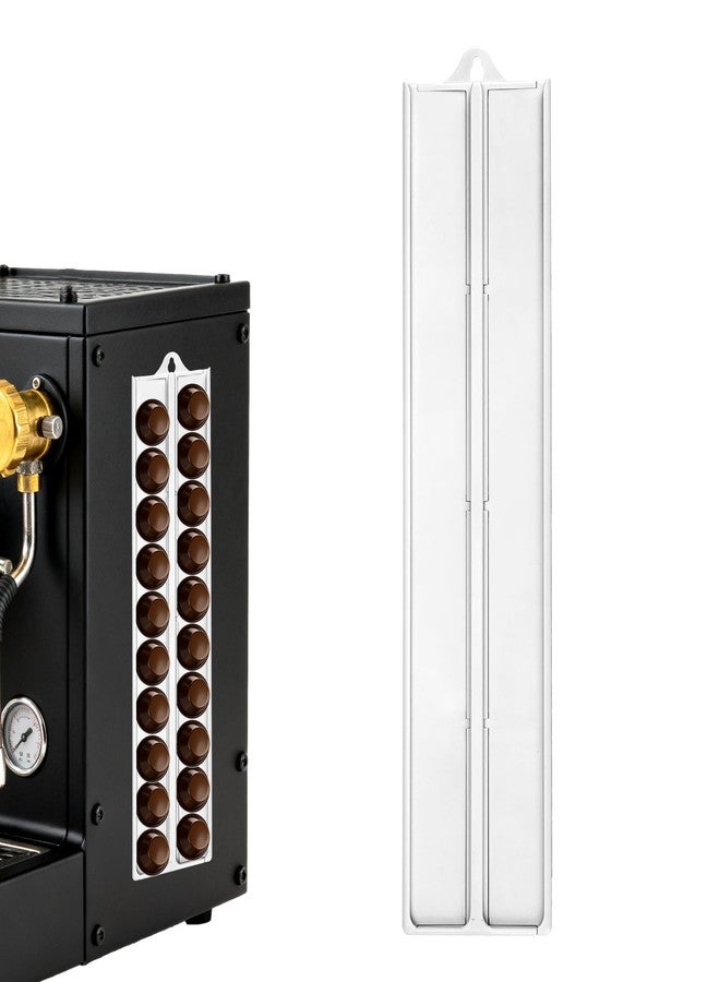 Penitue Coffee Pods Holder, Adjustable Capsule Organizer & Storage Wall Mount Coffee Capsule Compatible for 14 K-Cups Pods for Nespresso Vertuo 37-58mm/1.46-2.28inch Accessories - Image 1