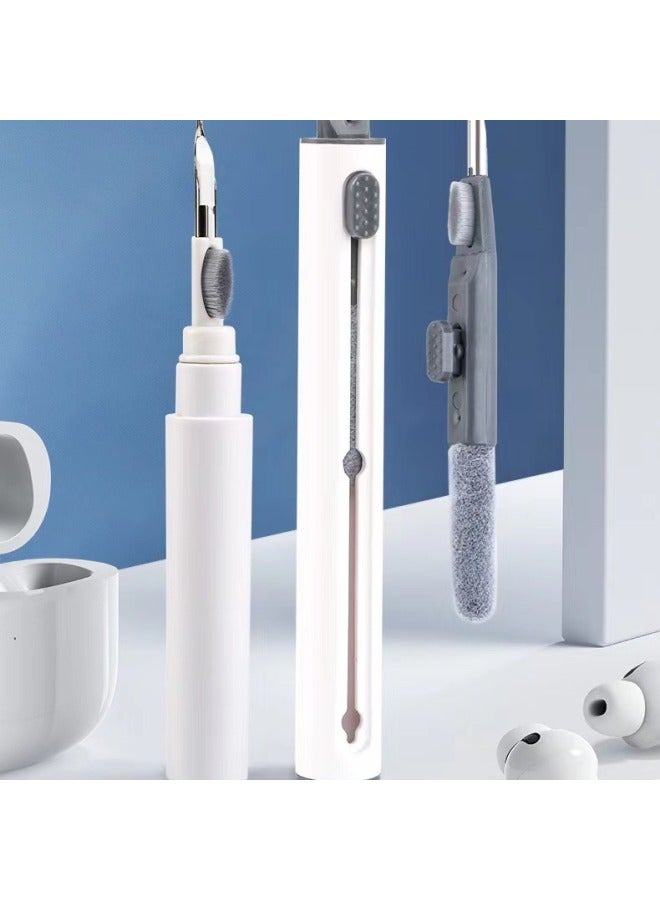Second Generation Bluetooth Headset Cleaning Pen Multifunctional Cleaning Headset Mobile Phone Artifact Dust Removal Tool-Color:Black (Pearlescent Bag)  - Image 2