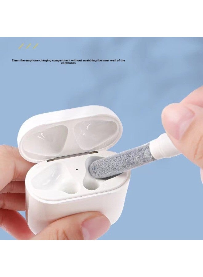 Second Generation Bluetooth Headset Cleaning Pen Multifunctional Cleaning Headset Mobile Phone Artifact Dust Removal Tool-Color:Black (Pearlescent Bag)  - Image 4