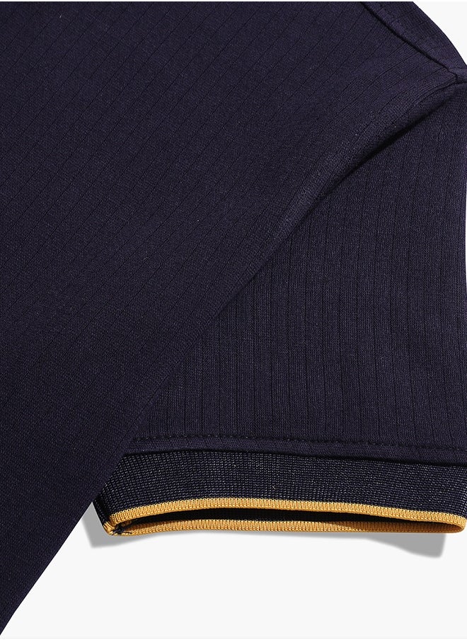 clever - Polo Shirt  – Navy Blue - Image 1