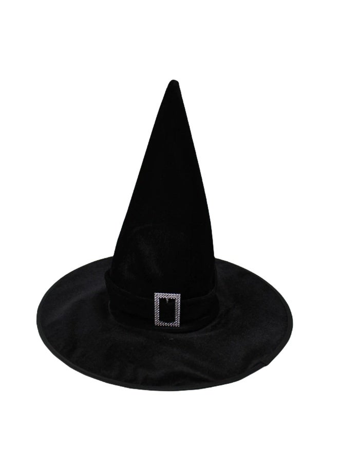 Halloween Ball Party Hats: Witch Hat, Wizard Hat, Veil Hat, Printed Pumpkin Hat, Black Pointed Hat - Image 4