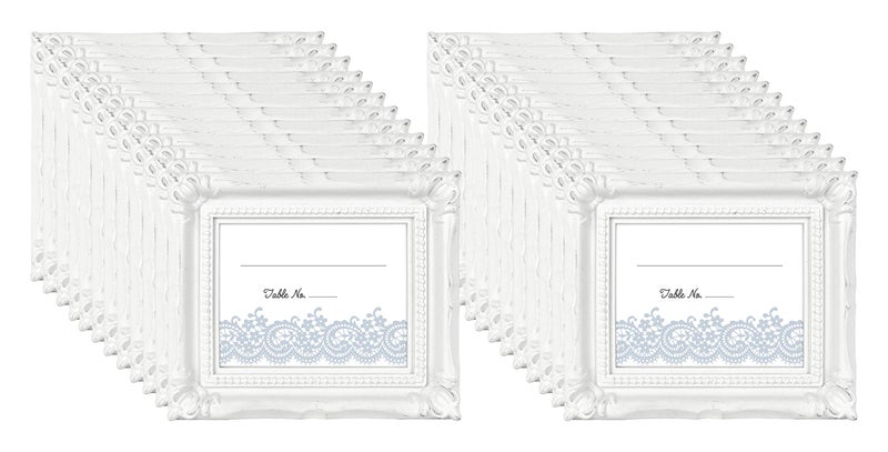 MCS Wedding Photo FramePlacecard Holder 69040 24Pack White