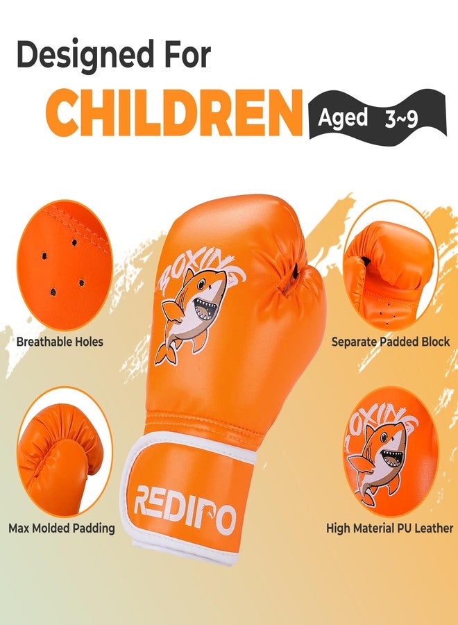 Redipo Kids Boxing Gloves, Youth Boxing Training Gloves for Kids 3-9 Year Boys and Girls, 4&6OZ Fighting Gloves, Punching Bag Kickboxing Thai Mitts MMA Training Sparring Gloves - Image 3