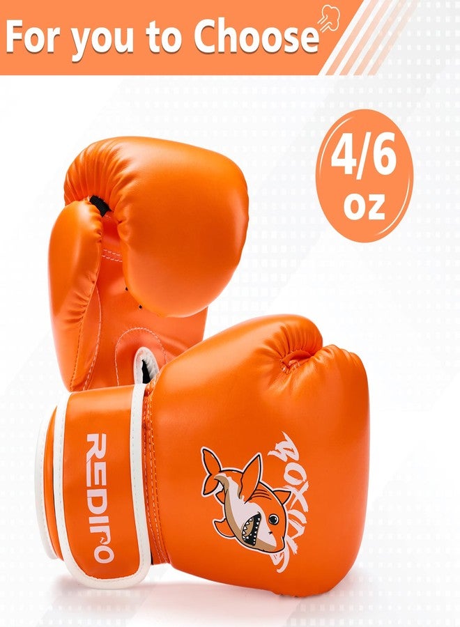 Redipo Kids Boxing Gloves, Youth Boxing Training Gloves for Kids 3-9 Year Boys and Girls, 4&6OZ Fighting Gloves, Punching Bag Kickboxing Thai Mitts MMA Training Sparring Gloves - Image 2