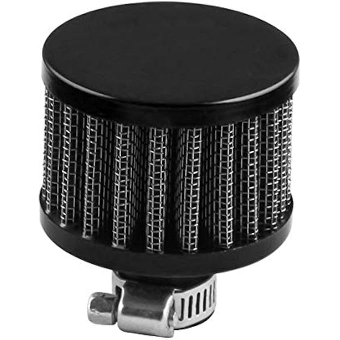 ESUPPORT 2 X 12mm Mini Black Universal Car Motor Cone Cold Clean Air Intake Filter Turbo Vent Breather - Image 3