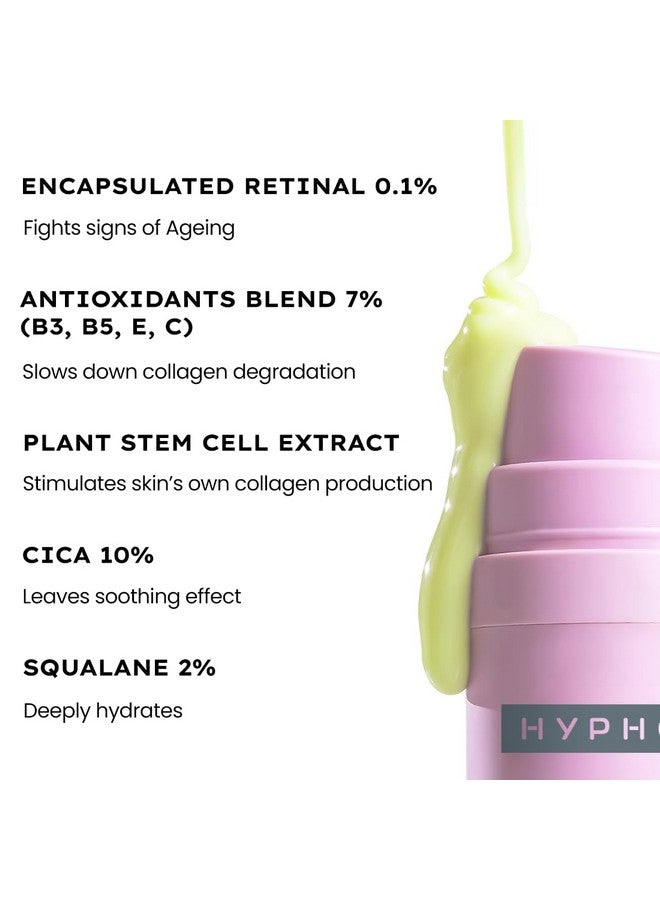 HYPHEN 0.1% Retinal Reset Serum Pro | 30% More Effective Than Retinol Serum| Advanced Anti Ageing Face Serum | Reduces Fine Lines & Wrinkles | Serum For Women And Men | Boosts Collagen, Hydrates & Soothes Skin-30 Ml - Image 5