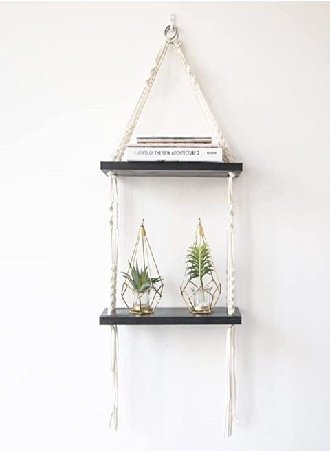 Hanging Shelf Unit To Hang On The Wall (Black)