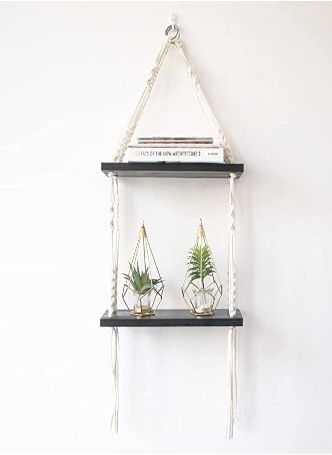 Generic - Hanging Shelf Unit To Hang On The Wall (Black) - Image 1