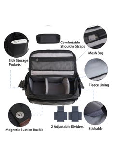 KASTWAVE Versatile Camera Sling Bag, Waterproof DSLR/SLR/Mirrorless Camera Case Anti-shock Photography Crossbody Camera Bag, Removable Modular Inserts, Compatible with Canon/Nikon/Fuji, Black  - Image 3