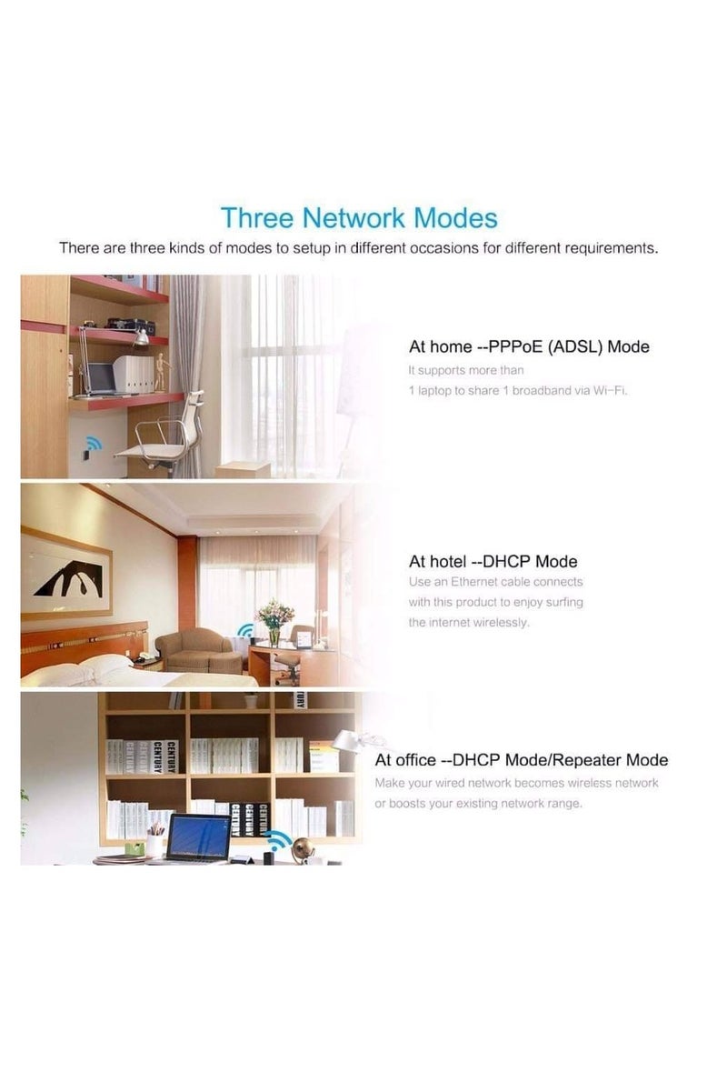 Rock Tank WiFi Repeater with Dual USB Wall Charger | 2-in-1 Wireless Signal Booster + Fast Charging Adapter | Travel-Friendly | Universal Plug - Image 2