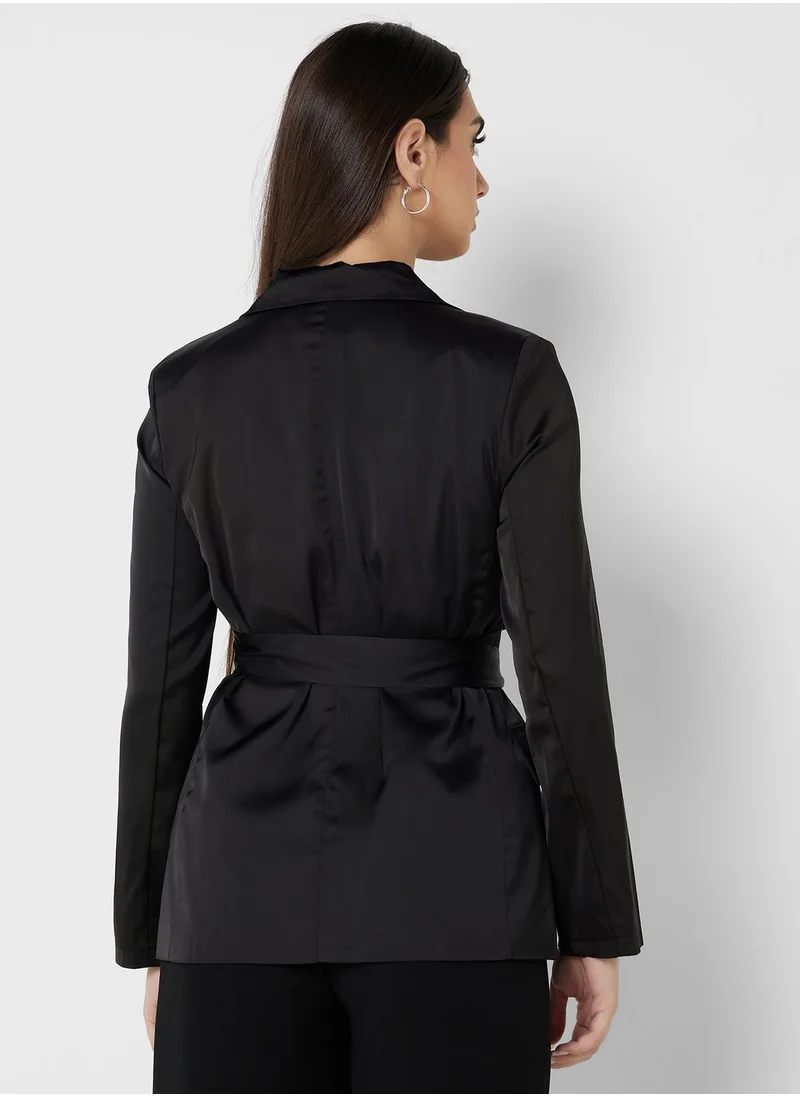ELLA Blazer With Tie Detail