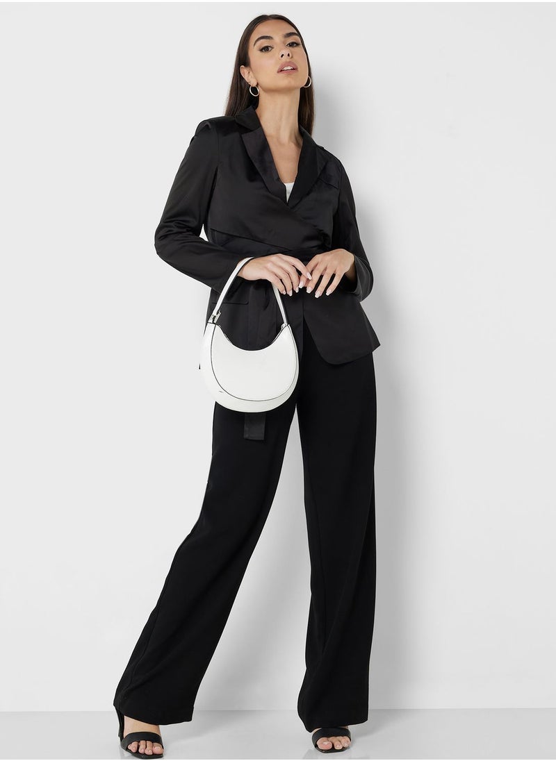 ELLA Blazer With Tie Detail  - Image 4