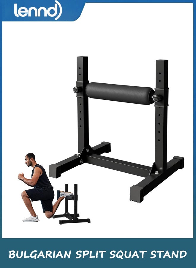 LENND Bulgarian Split Squat Stand, Single Leg Squat Roller, Single Leg Squat Stand, Lower Body Specialty Machine - Image 1