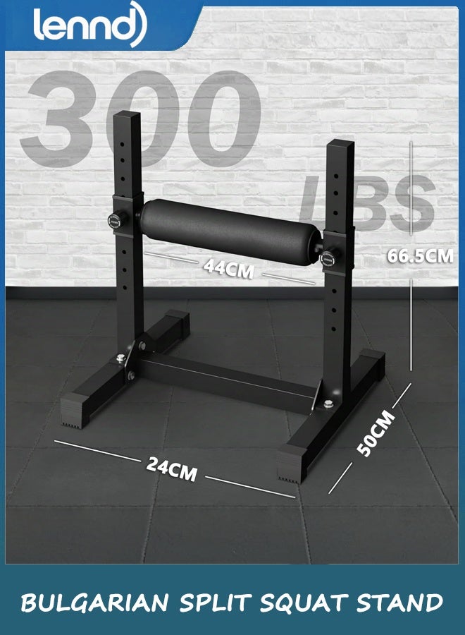 LENND Bulgarian Split Squat Stand, Single Leg Squat Roller, Single Leg Squat Stand, Lower Body Specialty Machine - Image 2