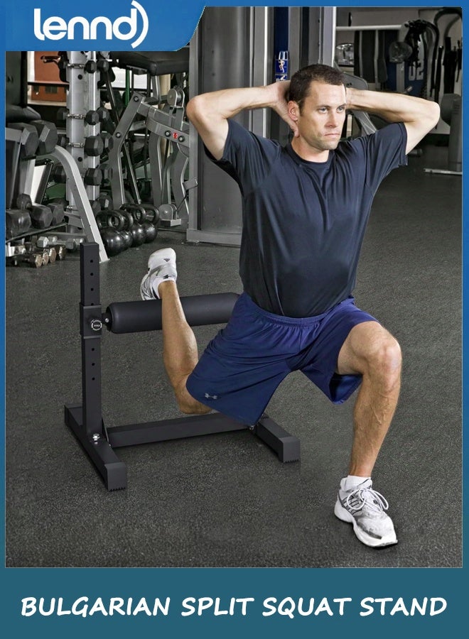 LENND Bulgarian Split Squat Stand, Single Leg Squat Roller, Single Leg Squat Stand, Lower Body Specialty Machine - Image 5