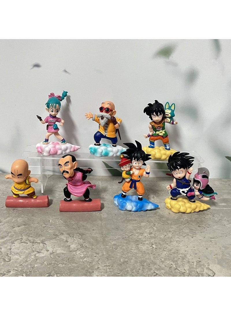 Dragon Ball Sun Wukong on the Colorful Clouds Master Roshi Yamcha Krillin and Bulma Figure Toys Ornaments - Image 2