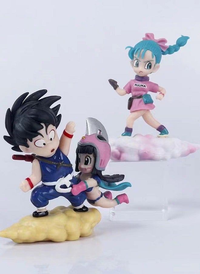 Dragon Ball Sun Wukong on the Colorful Clouds Master Roshi Yamcha Krillin and Bulma Figure Toys Ornaments - Image 4