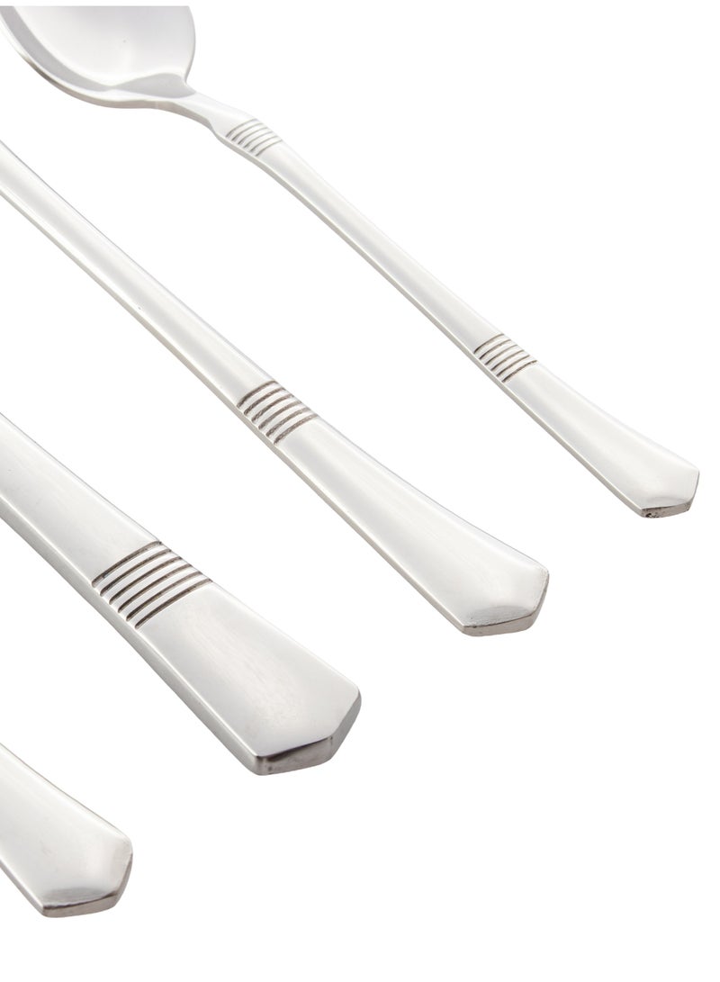 Dania 24 Pieces Stainless Steel Spoons Forks And Knives Set  - Image 3