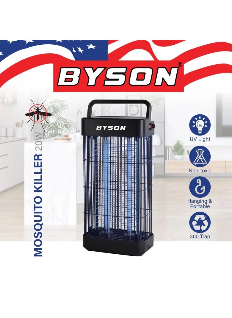 BYSON - BYSON Mosquito Killer Lamp 20W 861sq/80m² Range 21.5x12x46cm Aluminium Alloy/ABS 220-240V - Image 1