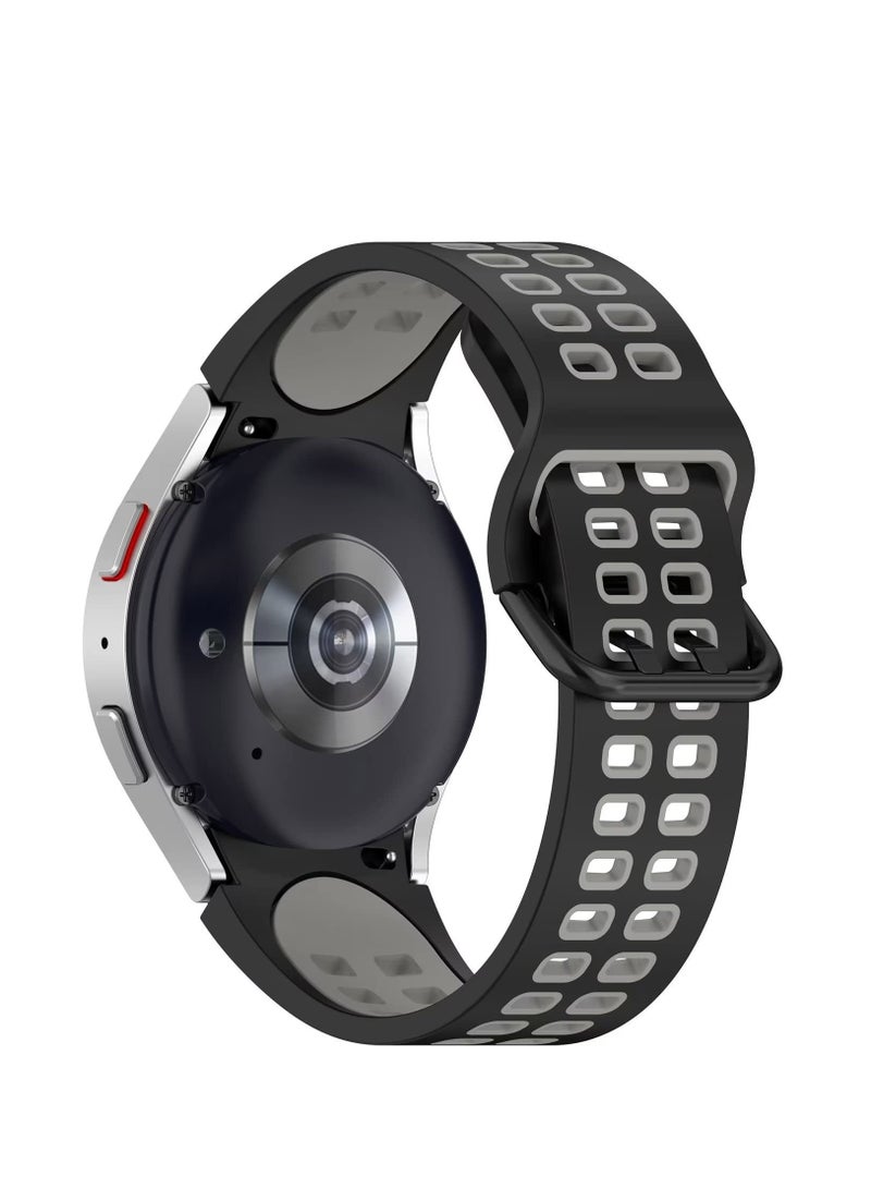 Soft Silicone Watch Strap for Galaxy Watch6 Classic/Watch5 Pro/Watch 4 Classic/Watch5/Watch6 Replacement Wristband Bands Bracelet for Samsung Galaxy Watch4 - Image 1