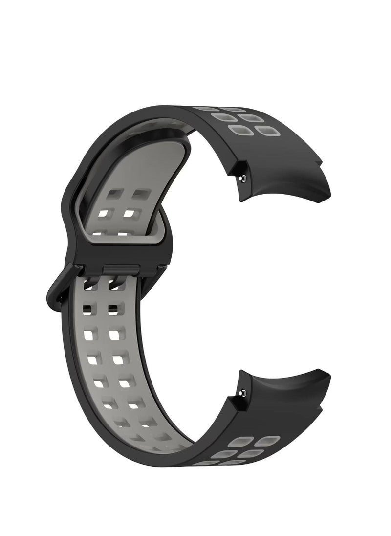 Generic - Soft Silicone Watch Strap for Galaxy Watch6 Classic/Watch5 Pro/Watch 4 Classic/Watch5/Watch6 Replacement Wristband Bands Bracelet for Samsung Galaxy Watch4 - Image 1