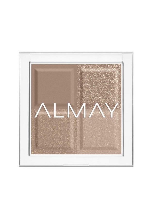 Almay Eyeshadow Palette Longlasting Eye Makeup Single Shade Eye Color In Matte Metallic Satin And Glitter Finish Hypoallergenic 130 The World Is My Oyster 0.1 Oz  - Image 1