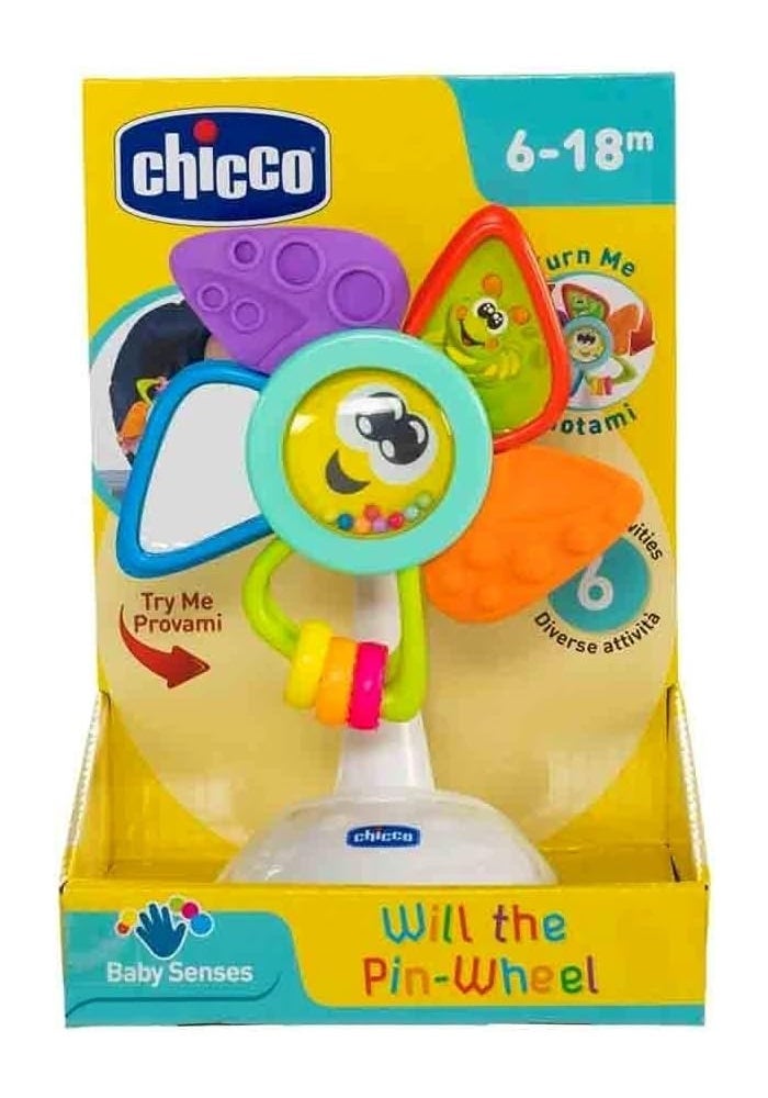 Chicco Baby Senses Will The Pin-Wheel Highchair Toy for Ages 6M-18M - Image 2