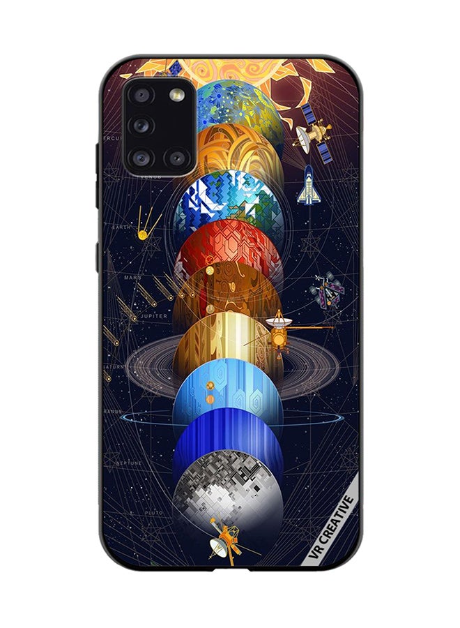 VR CREATIVE Protective Case Cover For Samsung Galaxy A31 Earth Design Multicolour - Image 1