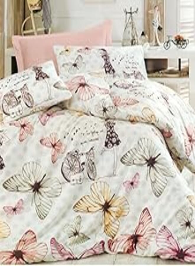 Family Bed Coverlet 2 Pieces 180x240cm - 174 Floral Captonih