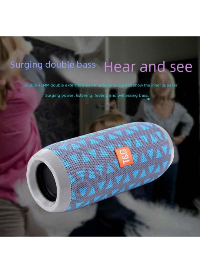 نيوترل مكبر صوت بلوتوث لاسلكي قابل للتحويل ومحمول مقاوم للماء، موديل Tg117، مع مضخم صوت سب ووفر للرياضة، هدية مثالية - Image 3