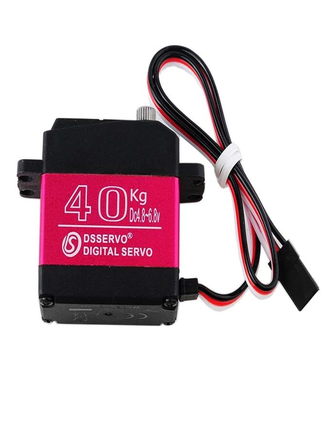 Stemedu 40KG Digital Servo High Speed Servo Motor 45 kg/cm.at (6.8V), Full Metal Gear Servo DS3240 for 1/8 1/10 1/12 Scale RC Boats and Cars (Control Angle 270°, Pack of 2) - Image 2