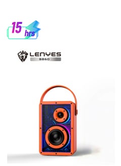 Lenyes Lenyes S860 Wireless Speaker -Bluetooth 5.2-Support TF card USB drive AUX playback-15h playtime  - Image 1