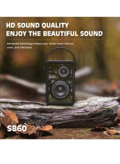 Lenyes Lenyes S860 Wireless Speaker -Bluetooth 5.2-Support TF card USB drive AUX playback-15h playtime  - Image 4