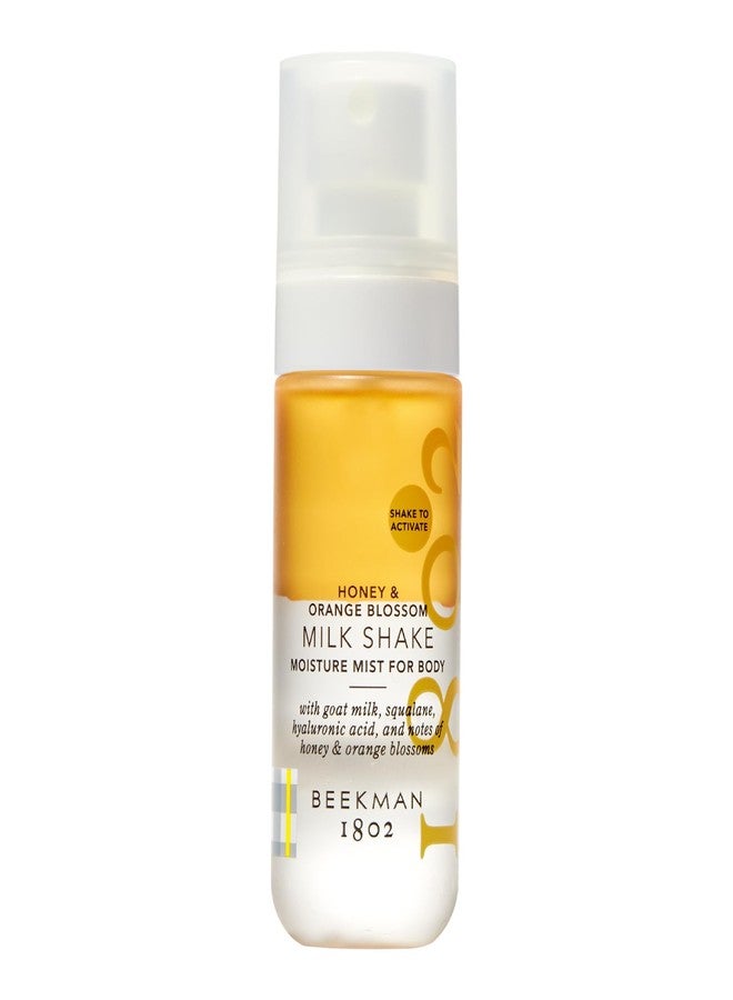 Beekman 1802 Milk Shake Body Mist - Honey & Orange Blossom 2 fl oz - Hyaluronic Acid, Jojoba Oil, Instantly Moisturizes, Hydrates & Softens, Good for Sensitive Skin, Cruelty Free - Image 1