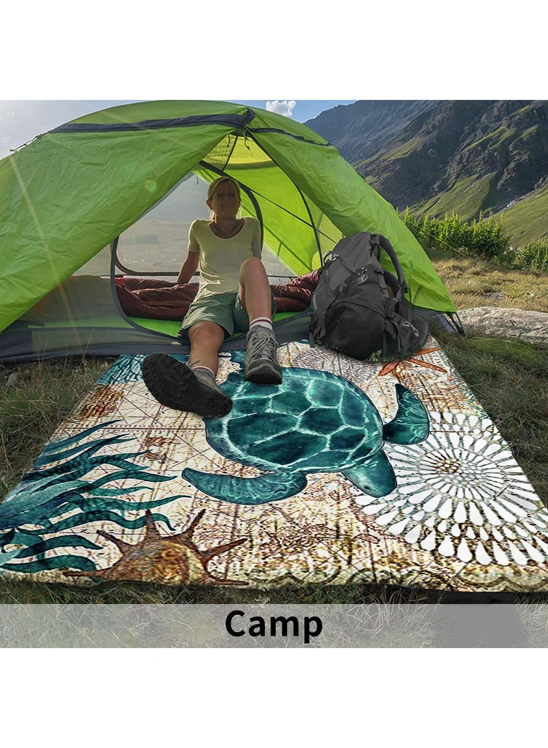 Y&D 200X150CM Printed Outdoor Folding Portable Camping Mat - Image 5