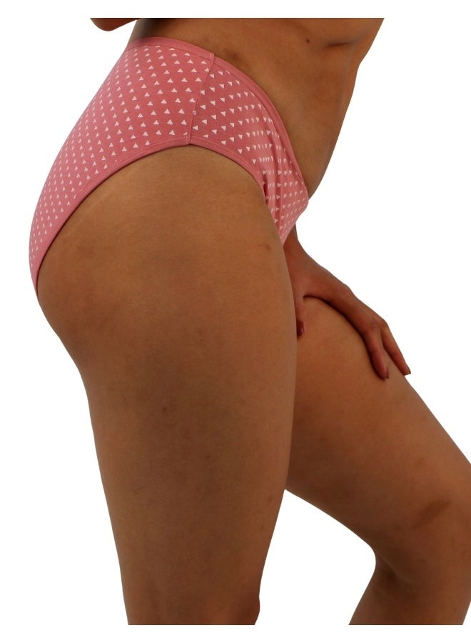 JOANNA JOANNA N068 Women's Multiple Design Mid Rise 3-Pack Panties, Multicolor  - Image 3