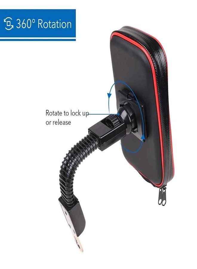 حامل موبايل للموتوسيكل ضد الماء مقاس اكس لارج WF-06 / 6.3 inch - Image 3