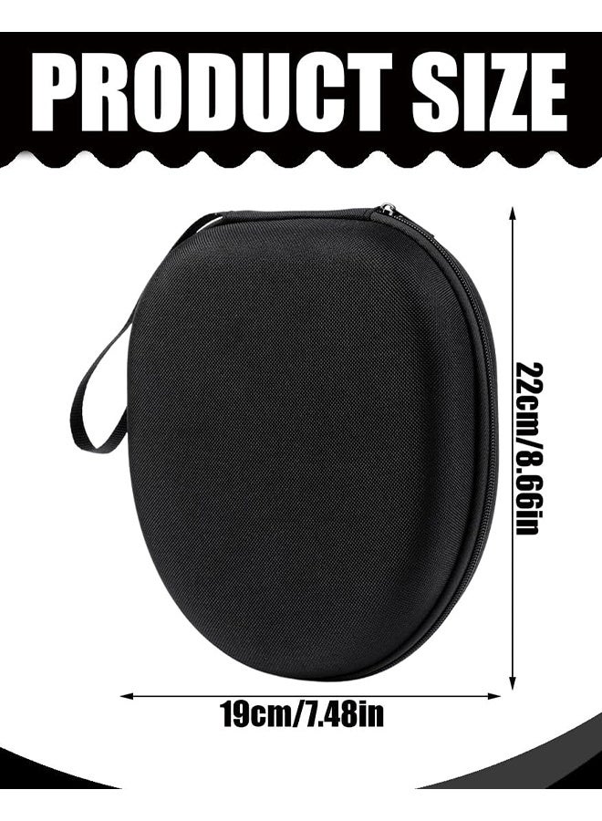 حقيبة سماعات رأس عالمية متوافقة مع JBL Tune 510BT و720BT، وSony WH-CH 720N/WH-CH520، وSoundcore Q20/Q30، وBERIBES، وKVIDIO، وTOZO، وغيرها. حقيبة سفر صلبة سوداء اللون. - Image 2