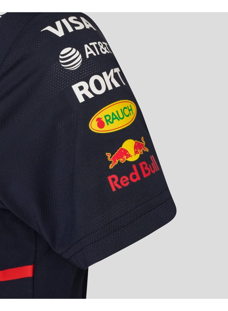 Red Bull Racing Womens Teamline Set Up T-shirt - Image 3