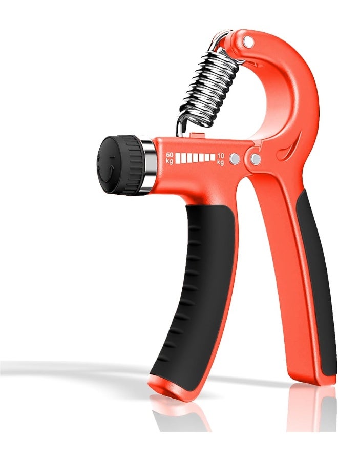 Vector X JF-1112 Adjustable Hand Grip Strengthener for Muscle Building Secure Hand Grip Orange - Image 1