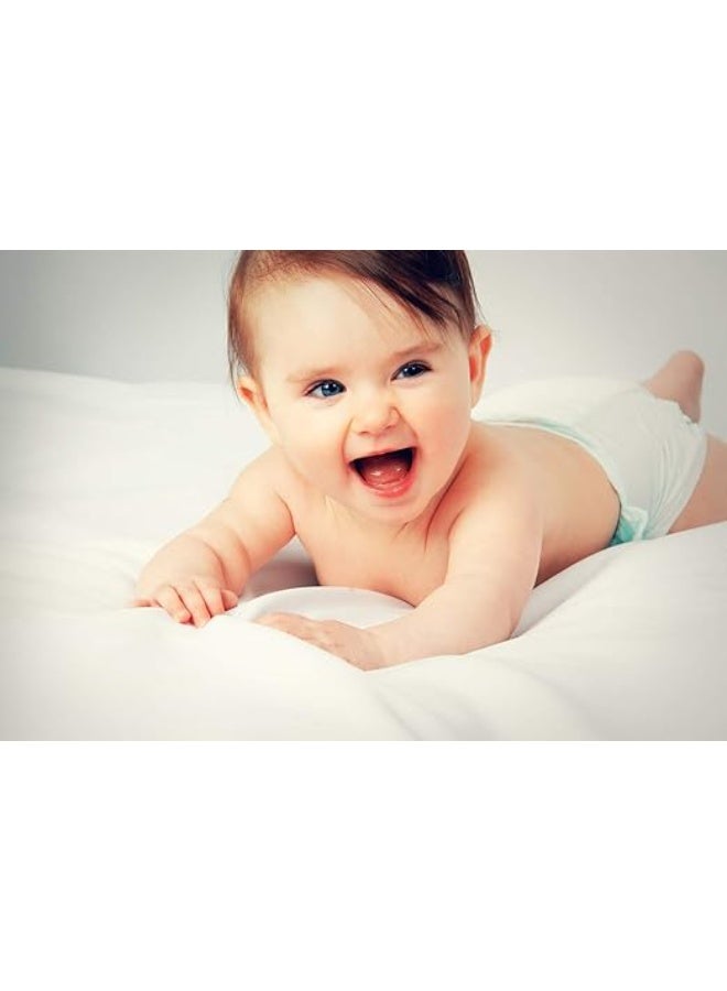 MANIAL Set of 4 Cute Smiling Baby Posters, Multicolour, Paper, 12 x 18 Inch, Large - Image 3
